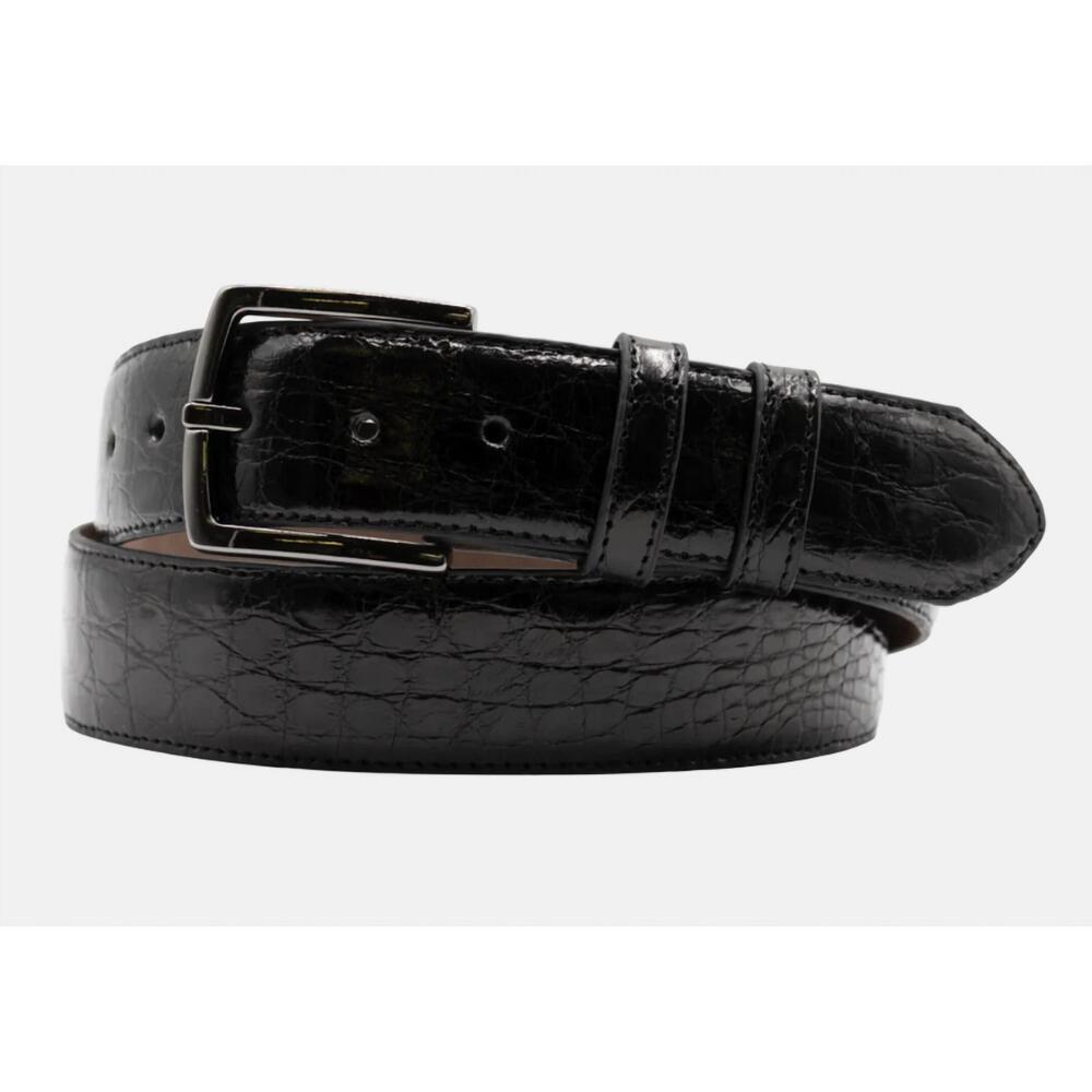 NEW LUSSO BENI men's apex belt in black